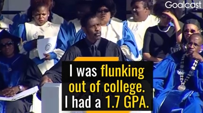 Denzel Washington on the Value of Dreaming and Failing