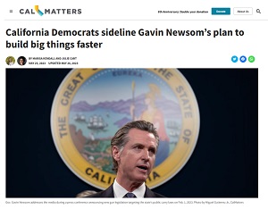 California Governor Gavin Newsom and the Dems. 