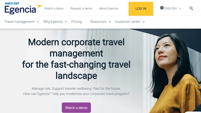 egencia. Corporate travel management platform.
