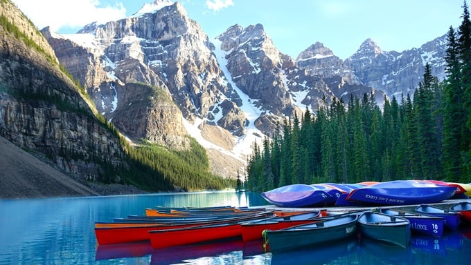 Banff Canada. Moraine Lake