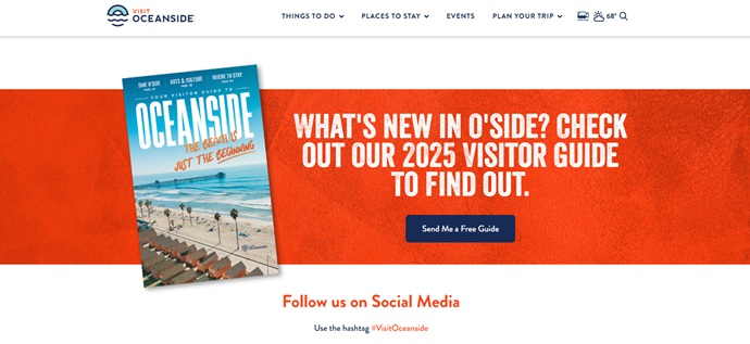 Visit Oceanside Travel Guide. 